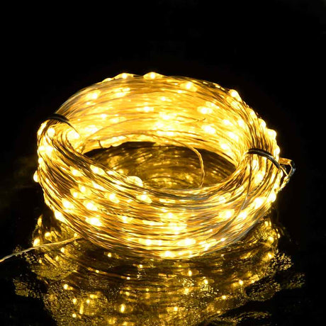 Vidaxl Light Garland z 150 diodami LED 15 m ciepła biała