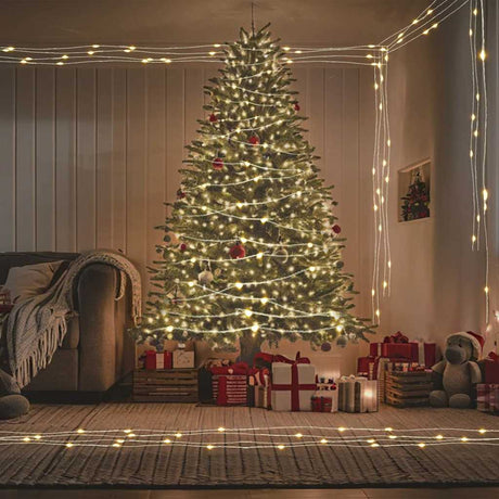 Vidaxl Light Garland z 150 diodami LED 15 m ciepła biała