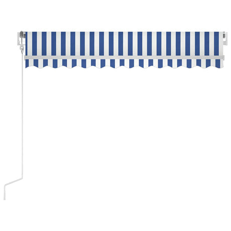 Markiza Vidaxx automatycznie rozkładana 300x250 cm niebiesko-biała