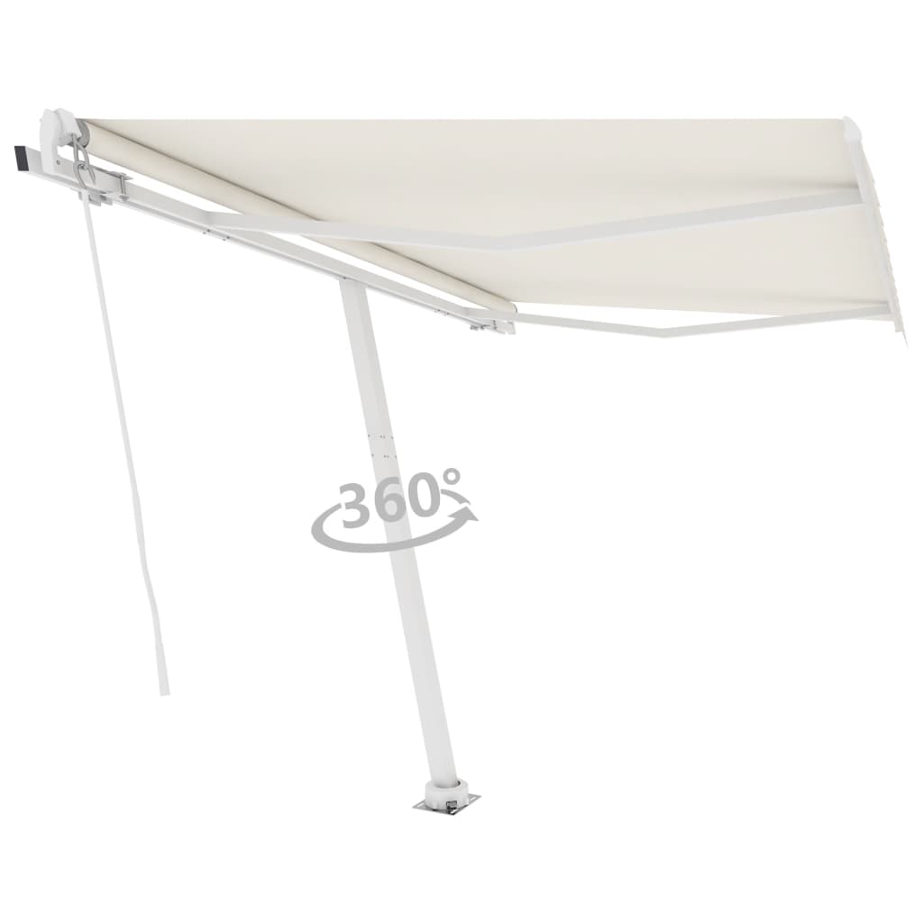 Vidaxl luifel za darmo -Kream z kremem 350x250 cm