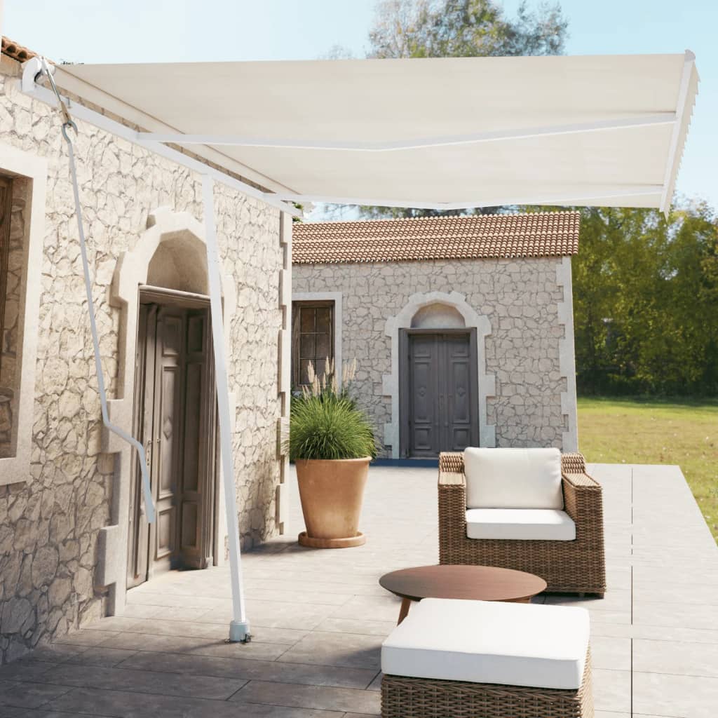 Vidaxl luifel za darmo -Kream z kremem 350x250 cm
