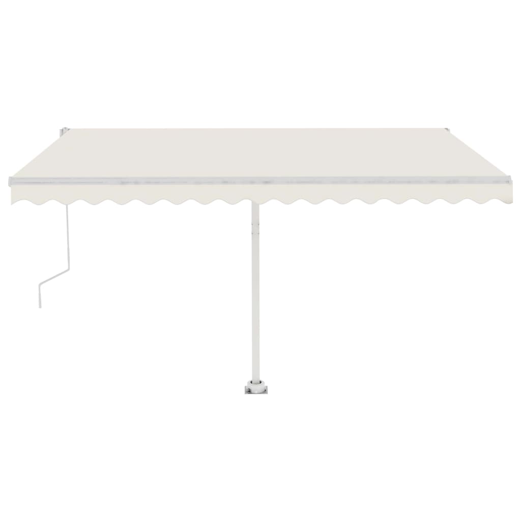 Vidaxl luifel za darmo -kompresja kremowa 450x350 cm