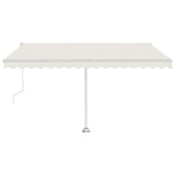 Vidaxl luifel za darmo -kompresja kremowa 450x350 cm