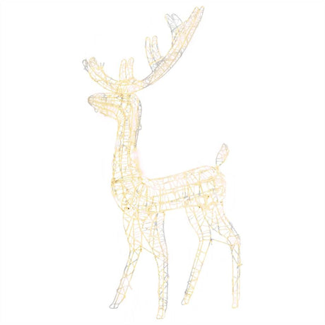 Vidaxl Christmas Decorations Reindeer 140 LED 120 cm akrylowy ciepły biały