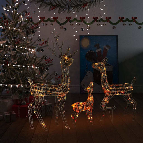 Vidaxl Christmas Decorations Family 300 LEDS Multi -Colored Acryl