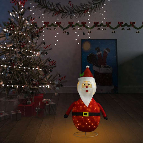 Vidaxl Santa Dekoracyjna LED 60 cm luksusowa tkanina