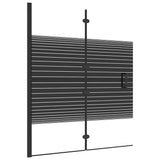Vidaxl Shower Lainose Clunsable 120x140 cm esg czarny