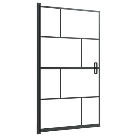 Vidaxl Shower Wall 80x140 cm ESG Black