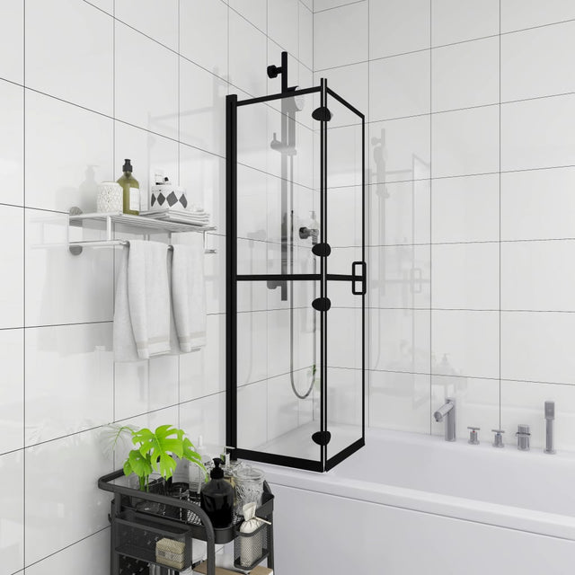 Vidaxl Shower Lainose Clunsable 120x140 cm esg czarny