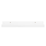 Vidaxl wandschappen 4 st 40x9x3 cm hoogglans wit