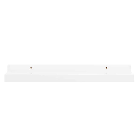 Vidaxl wandschappen 4 st 40x9x3 cm hoogglans wit