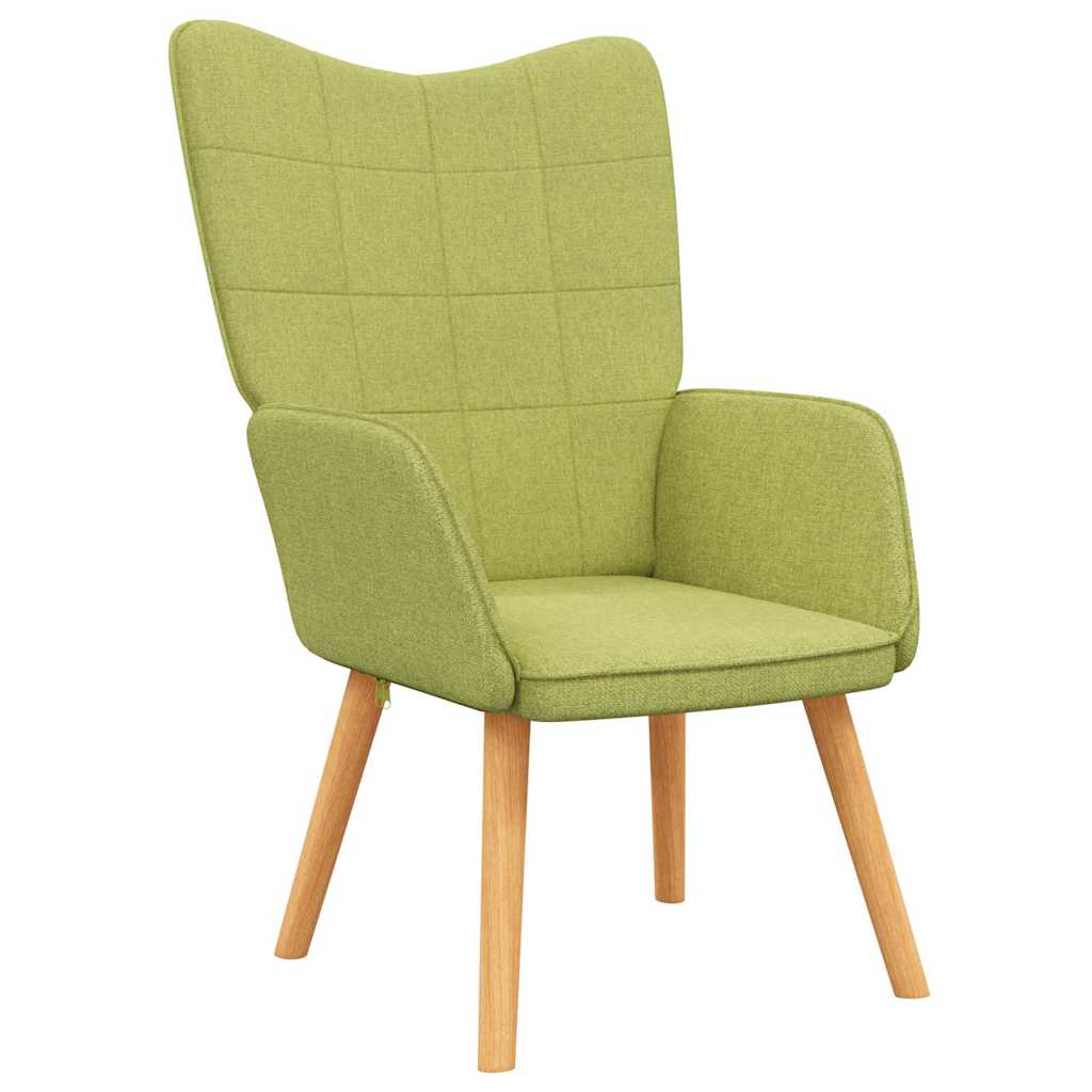 Vidaxl relaxstoel stof groen