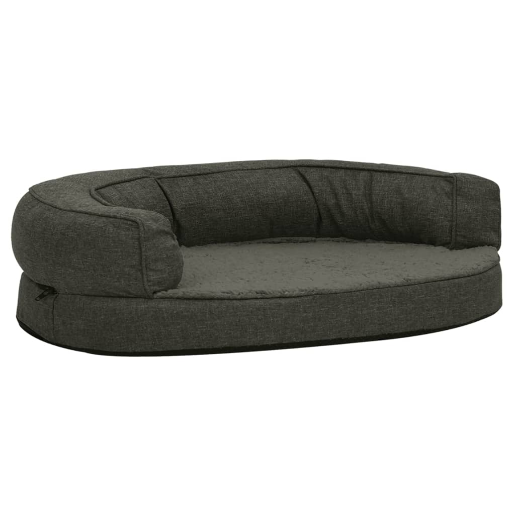 Ergonomiczne lniane łóżko vidaxl 75x53 cm polar
