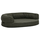 Ergonomiczne lnianie Vidaxl Dog Bed wygląd 90x64 cm polar