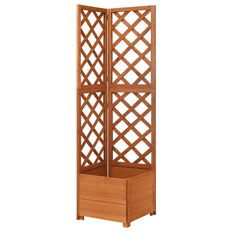 Vidaxl Latwerkplantenbak Corner Model 40x40x150 cm stałe sinewood