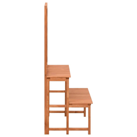 Stojak na rośliny vidaxl z slat 70x42x115 cm lite sosnowe drewno