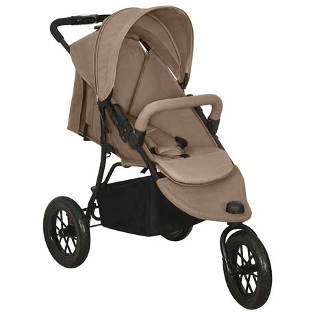 Vidaxl wózek staal taupe