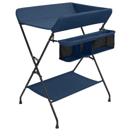 Vidaxl Table stół żelazo granatowy