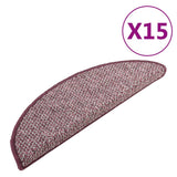 Maty schodów vidaxl 15 st 65x21x4 cm fioletowe