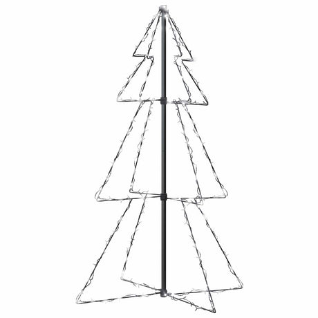 Vidaxl kegelkerstboom 160 diod LED wewnątrz i na zewnątrz 78x120 cm