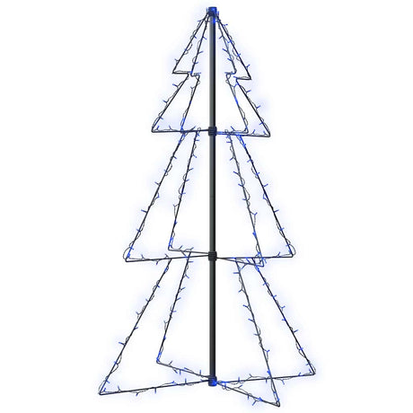 Vidaxl kegelkerstboom 160 diod LED wewnątrz i na zewnątrz 78x120 cm