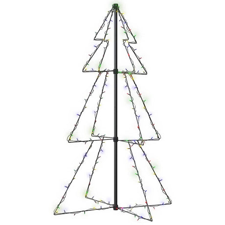 Vidaxl kegelkerstboom 160 diod LED wewnątrz i na zewnątrz 78x120 cm