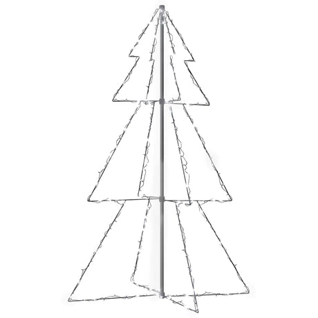 Vidaxl Kegelkerstboom 200 diod LED wewnątrz i na zewnątrz 98x150 cm
