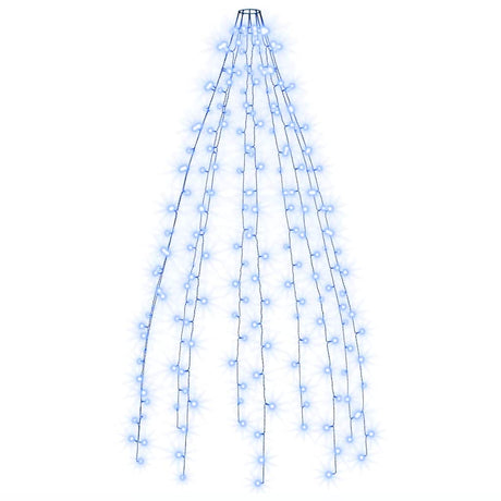 Oświetlenie choinki vidaxl z 210 diodami LED Blue Net 210 cm