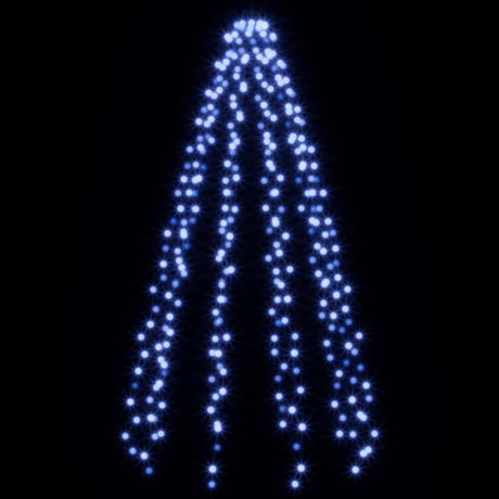 Oświetlenie choinki vidaxl z 300 diodami LED Blue Net 300 cm