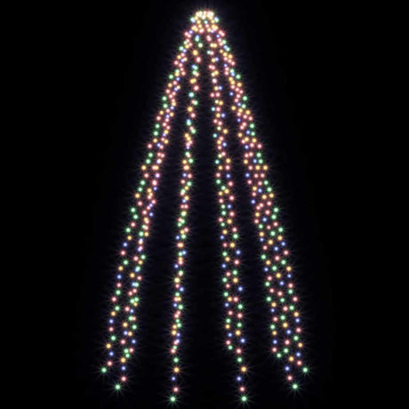 Vidaxl choinek oświetlenie 500 diody LED multi -gruntowne wewnątrz 500 cm