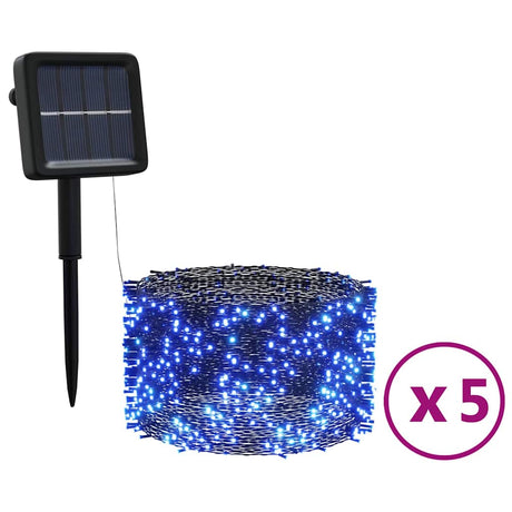Vidaxl 5 St Light Sling z 200 diodami LED Binnen Binnen Buiten Blauw