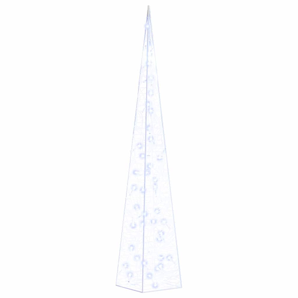 Vidaxl Light Cone Dekoracyjna LED 90 cm akrylowa niebieska