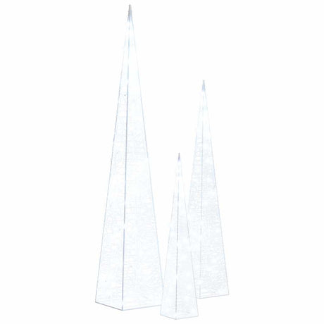 Vidaxl Light: Dekoracyjna LED 30 45 60 cm akrylowa zimna biała