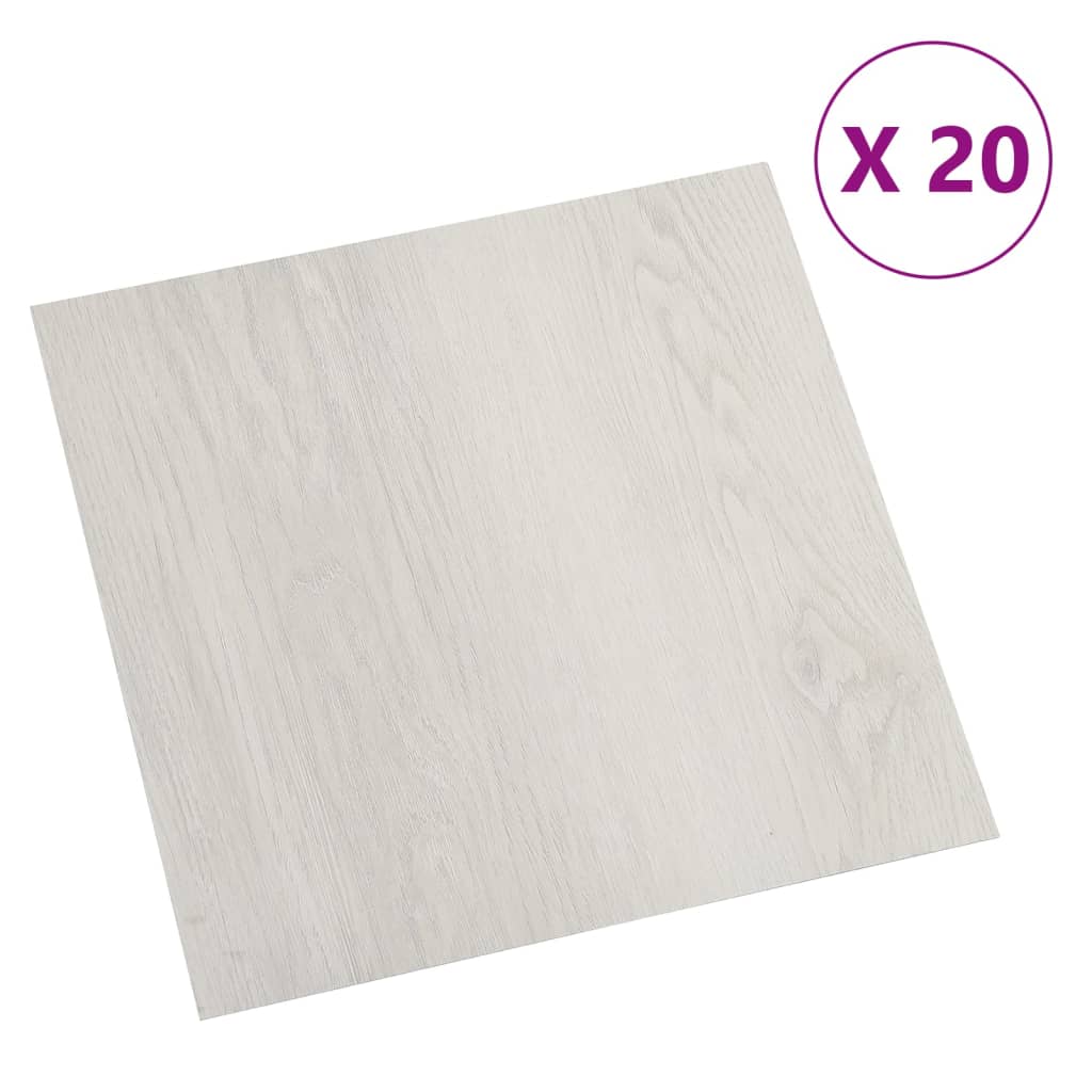 Vidaxl Floor Boards 20 S Self -adhezyjna 1,86 m² PVC Beige