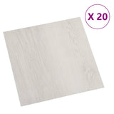 Vidaxl Floor Boards 20 S Self -adhezyjna 1,86 m² PVC Beige