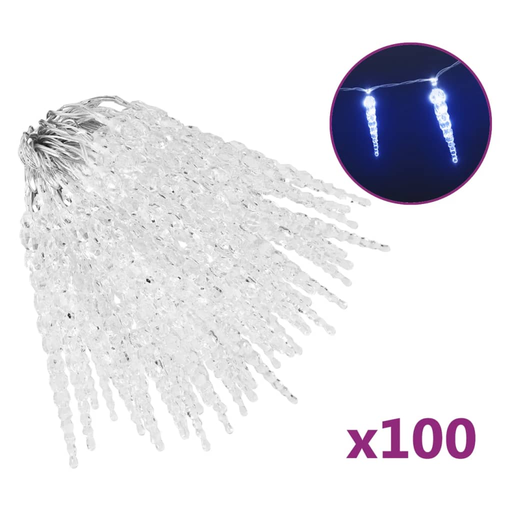 Vidaxl Christmas Lighting Ice Geg z 100 diodami LED akrylowy
