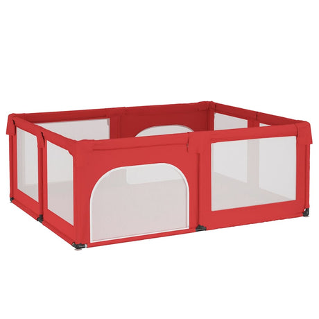 Vidaxl Babybox z 2 drzwiami Oxford Fabric Red