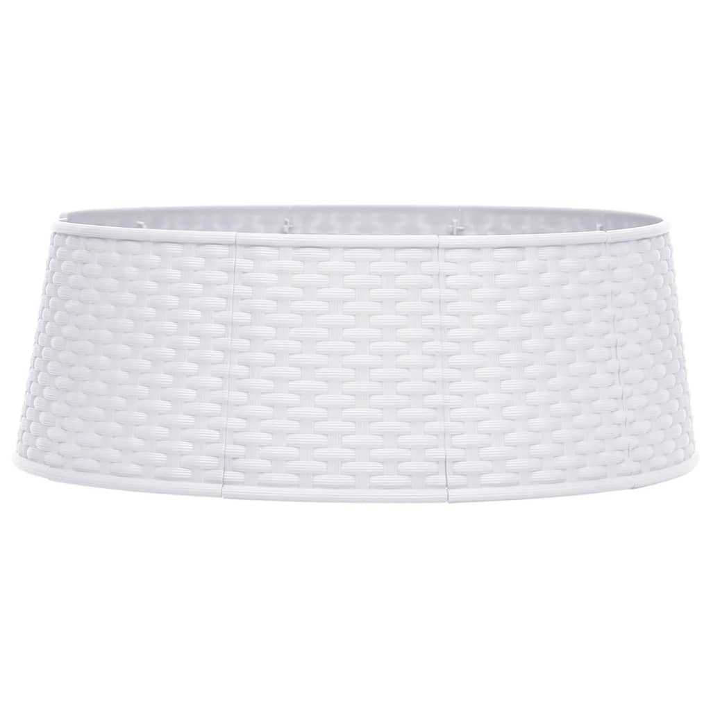 Vidaxl choinka spódnica Ø54x19.5 cm biała