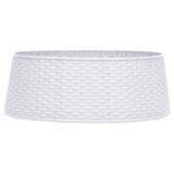 Vidaxl choinka spódnica Ø54x19.5 cm biała