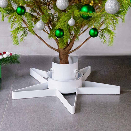 Vidaxl Choink Tree Stand 47x47x13.5 cm biały
