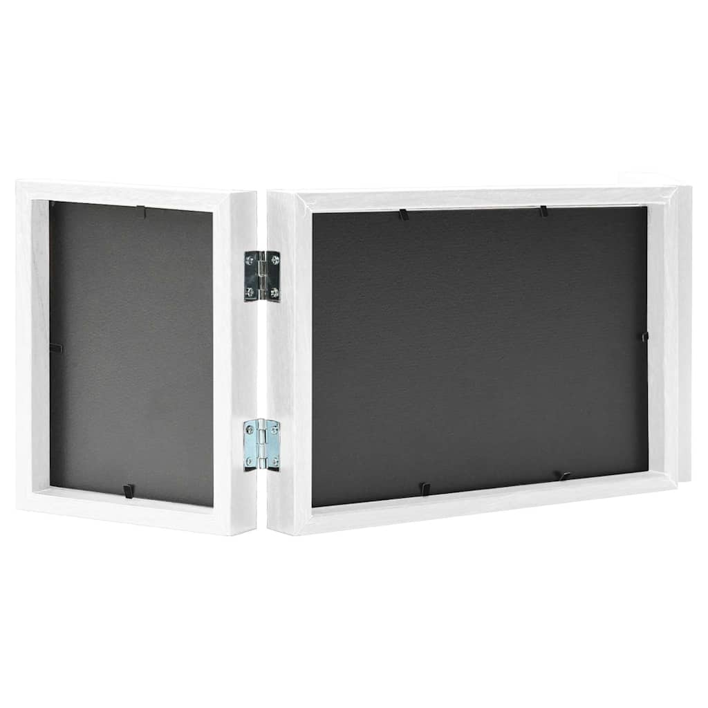 Vidaxl Photo Frame Triptych 28x18 cm+2x (13x18 cm) biały