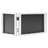 Vidaxl Photo Frame Triptych 28x18 cm+2x (13x18 cm) biały