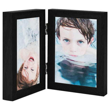 Vidaxl Photo Frame Nuboon 2x (13x18 cm) czarny