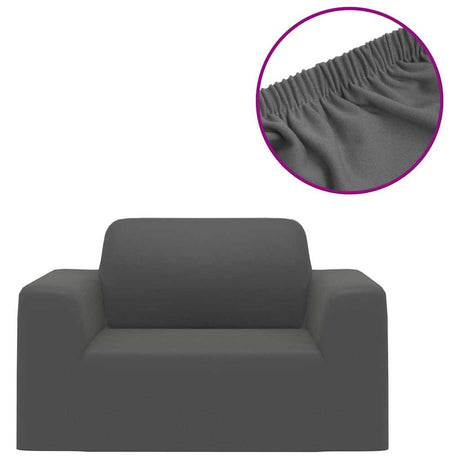 Vidaxl Bankhoes Stretch Poliester Jersey antracyt