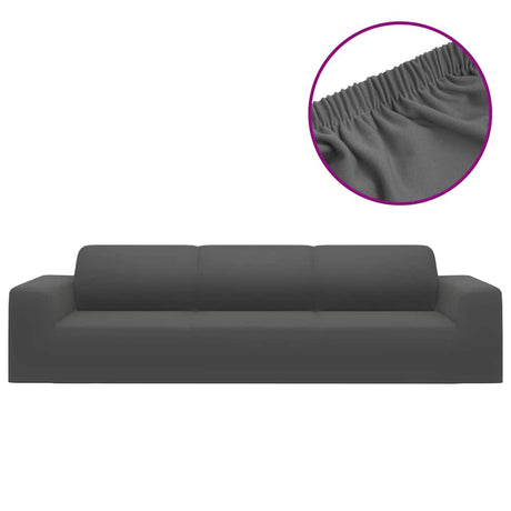 Vidaxl Four -SEATER CORCE STRING STRANSEL Poliester Jersey antracyt -