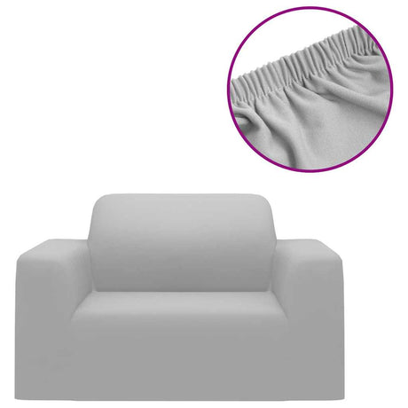 Vidaxl Stretch Meble Cover for Bank Grey poliester koszulki