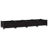 Sadzarka vidaxl podniesiona 160x40x23 cm polipropylen