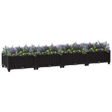 Sadzarka vidaxl podniesiona 160x40x23 cm polipropylen