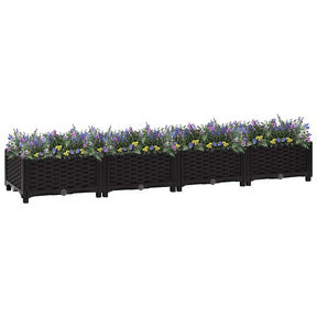 Sadzarka vidaxl podniesiona 160x40x23 cm polipropylen