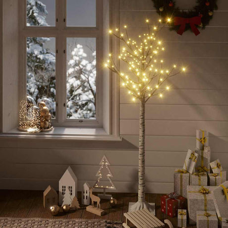 Vidaxl kerstboom wilg met 156 warmwitte led's binnen en buiten 1,5 m